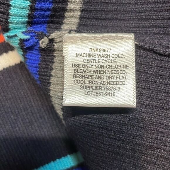 Liz Claiborne women’s crewneck long sleeve sweater. Multicolor. Size M. - Picture 5 of 6